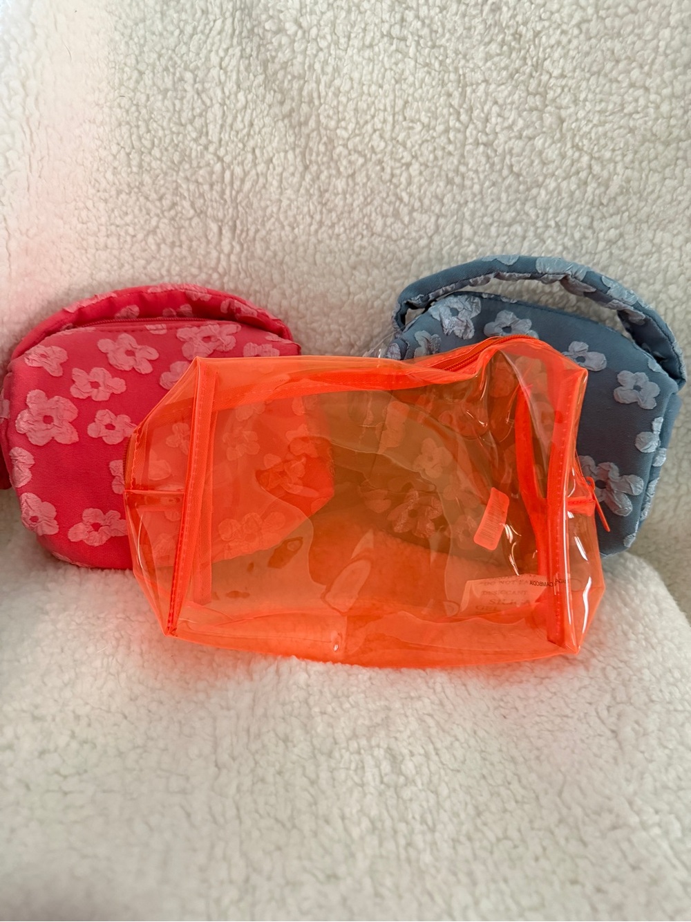 LOT OF 3  Toiletry Bags- Small  Pouches